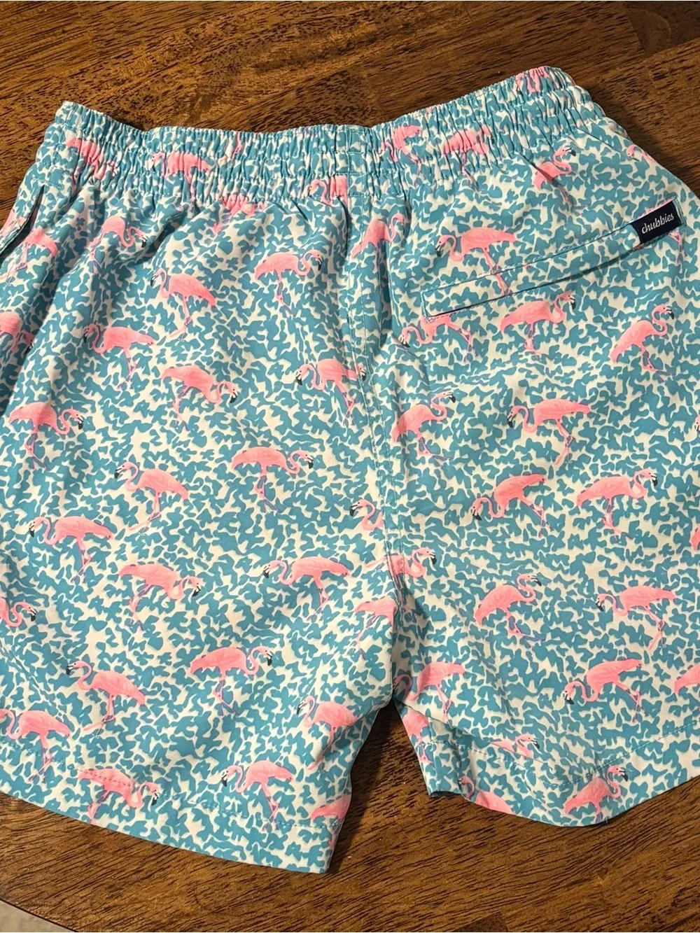 chubbies playful flamingo